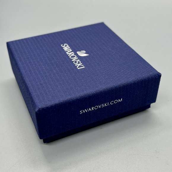 Swarovski Crystal Jewelry Pendant DICE Gold Tone Plated with Gift Box - Picture 8 of 8